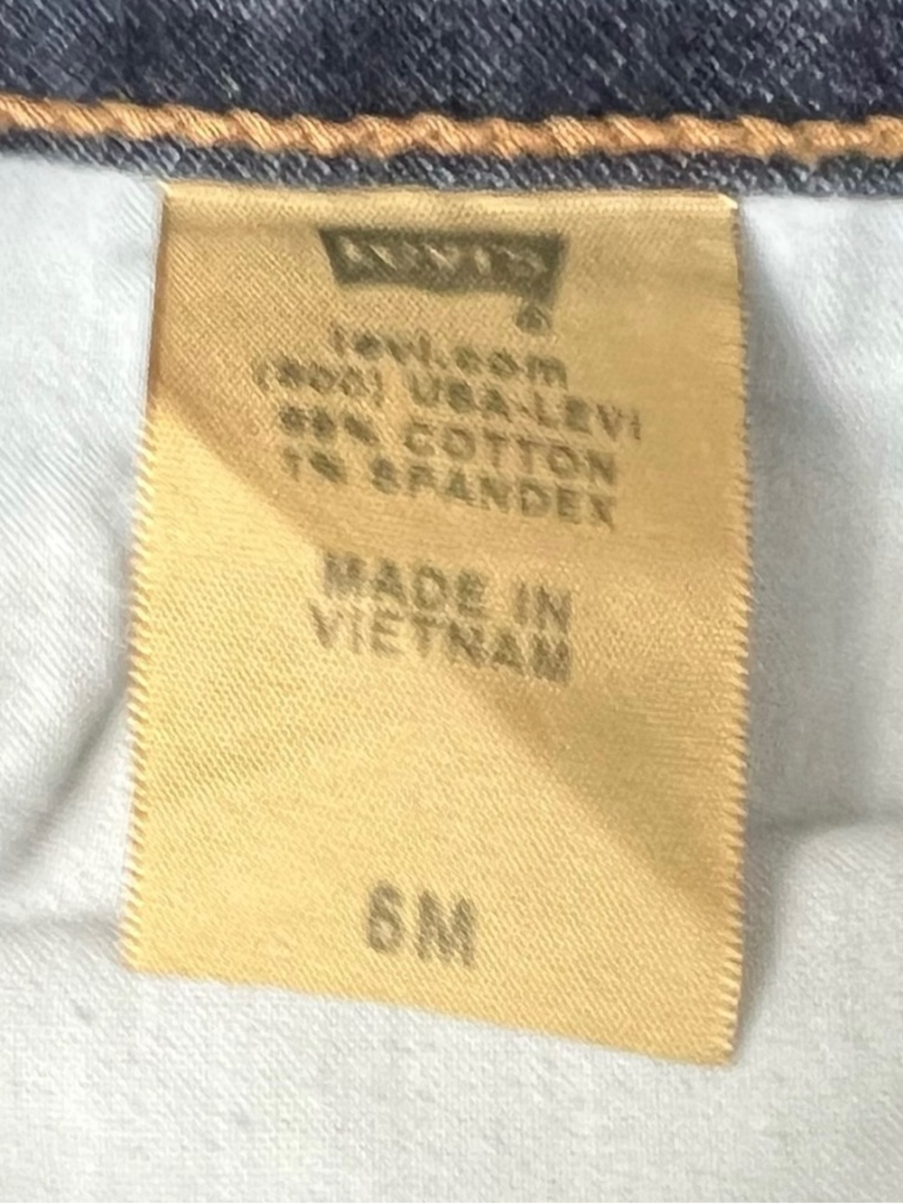 Vintage Levi’s 515 Boot Cut Women’s 6M 32x31 Denim Jeans Cowgirl Flare Faded Y2K - Picture 3 of 10